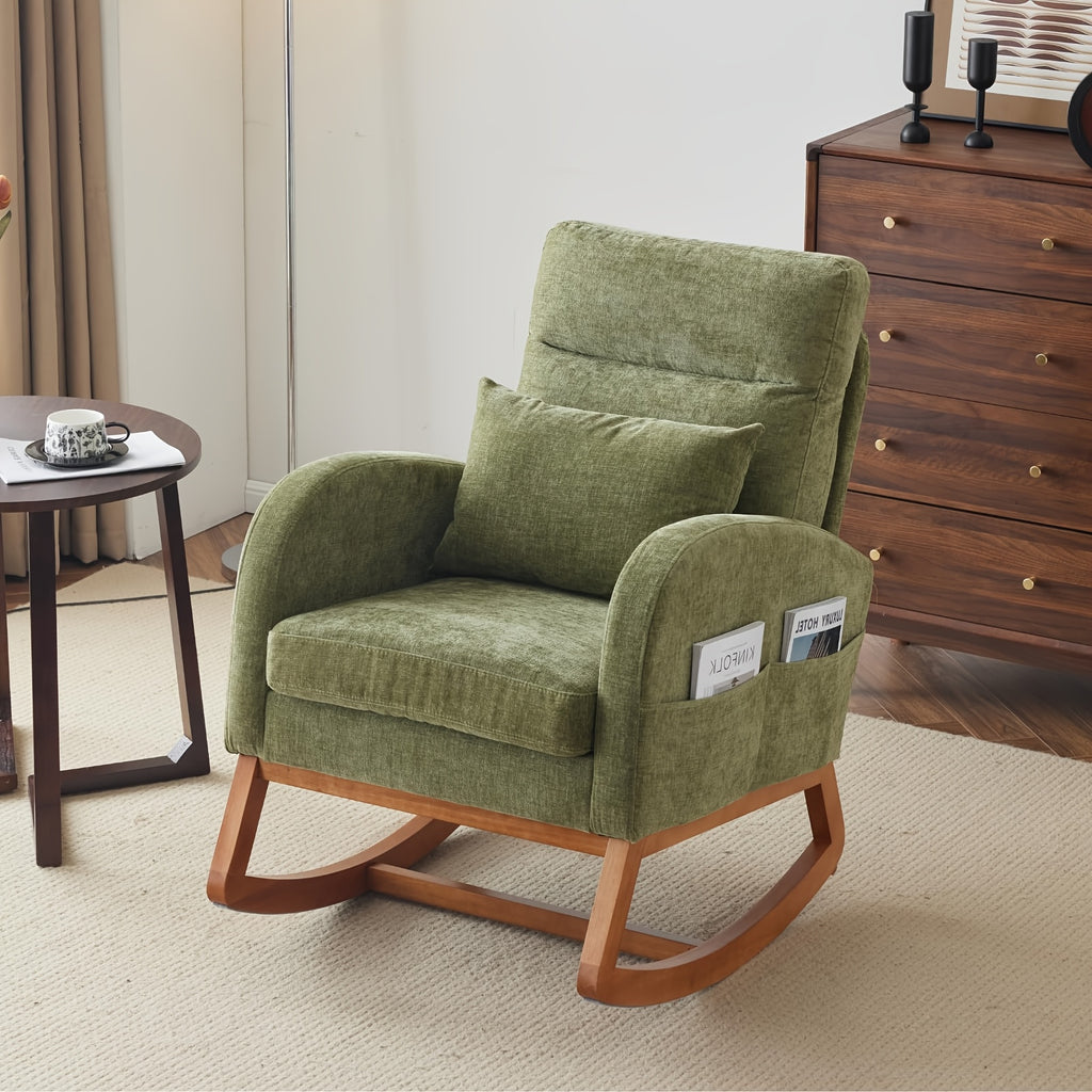 rocking chair high seat upholstered   century - Temu