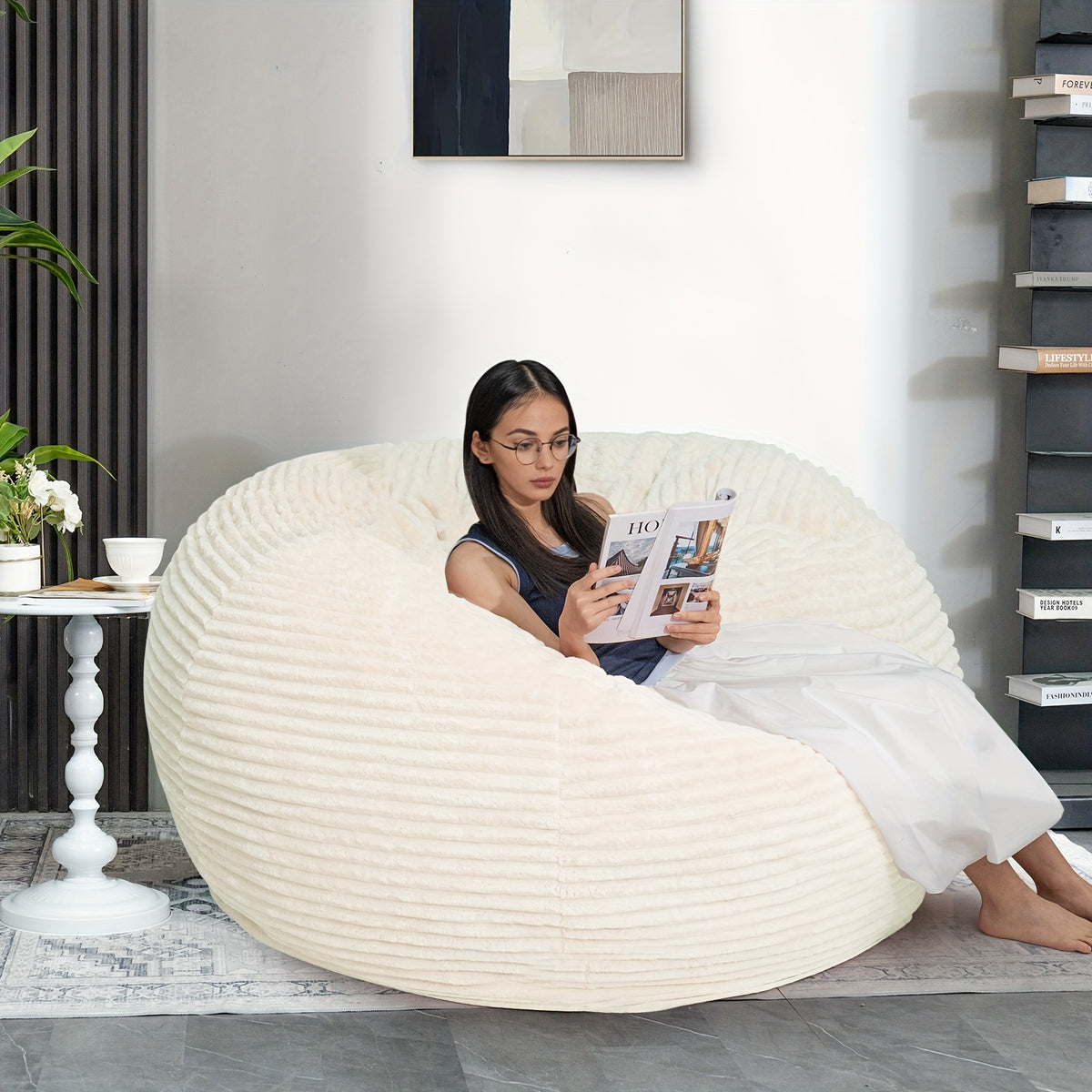 bean bag chair foam cushion ergonomic memory - Temu
