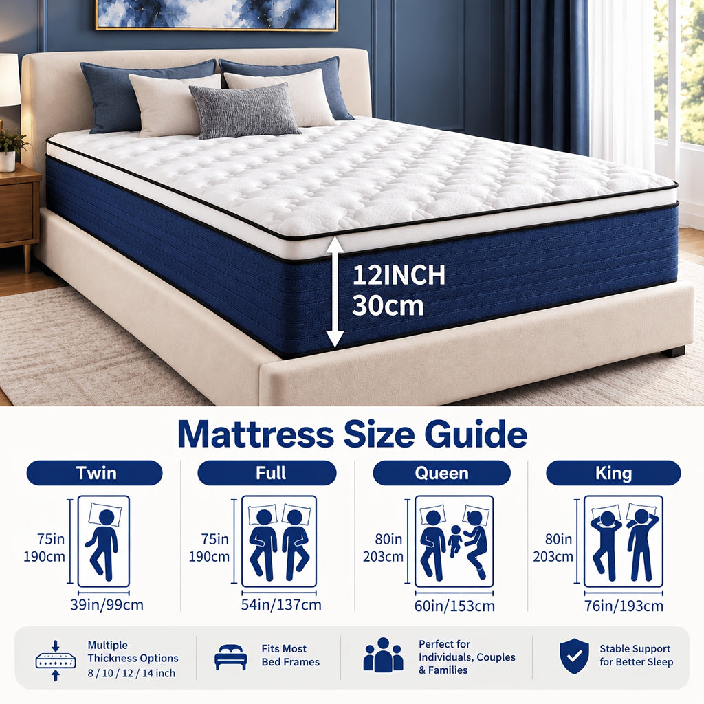 8 10 12 14 inch mattress twin full queen king size mattress - Temu