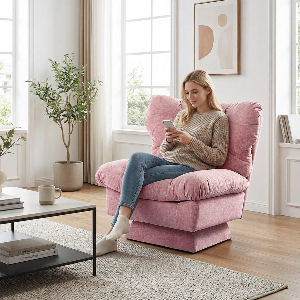 accent chair 360 comfy modern sofa chair oversize   8 - Temu