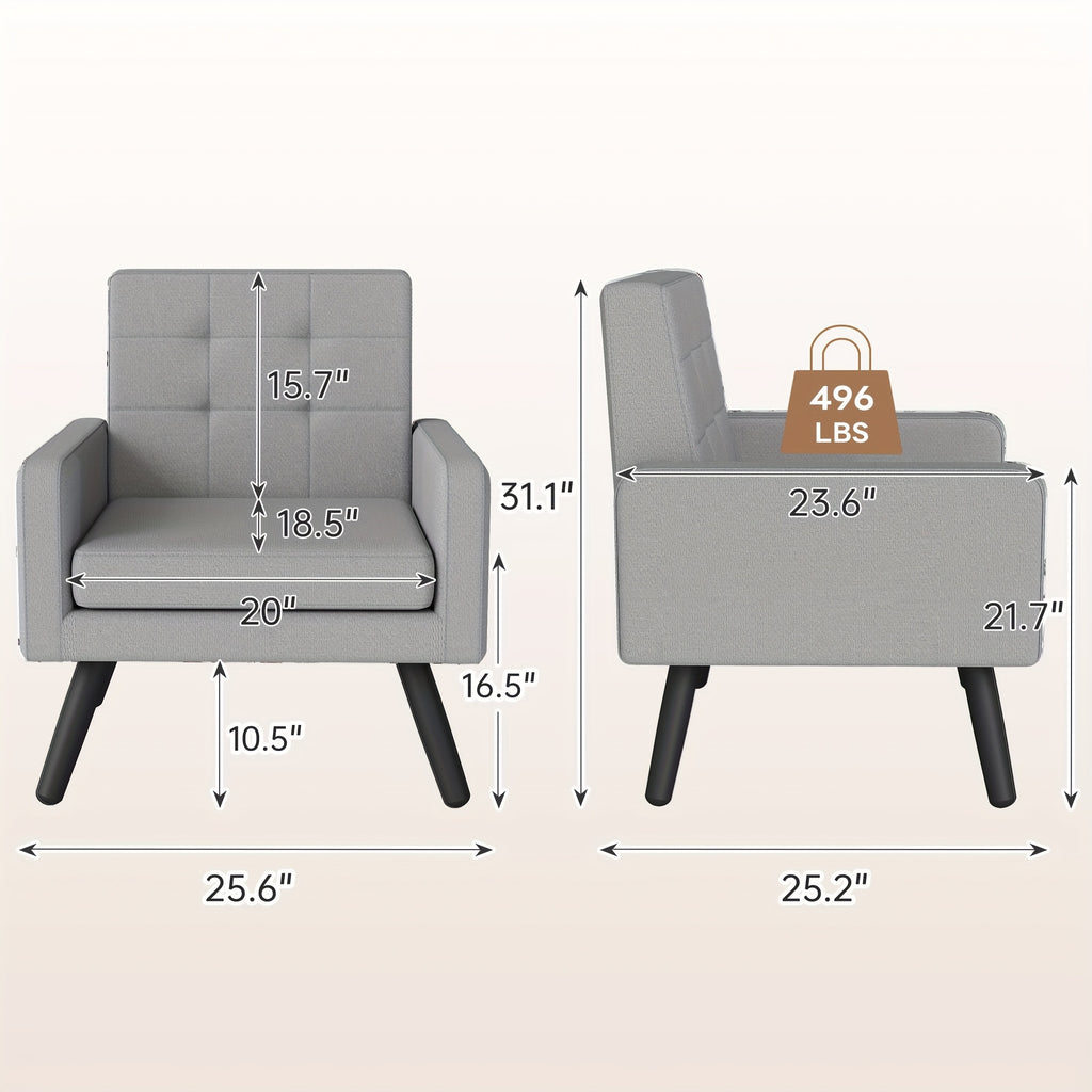 century modern accent chair extra wide seat   dual - Temu