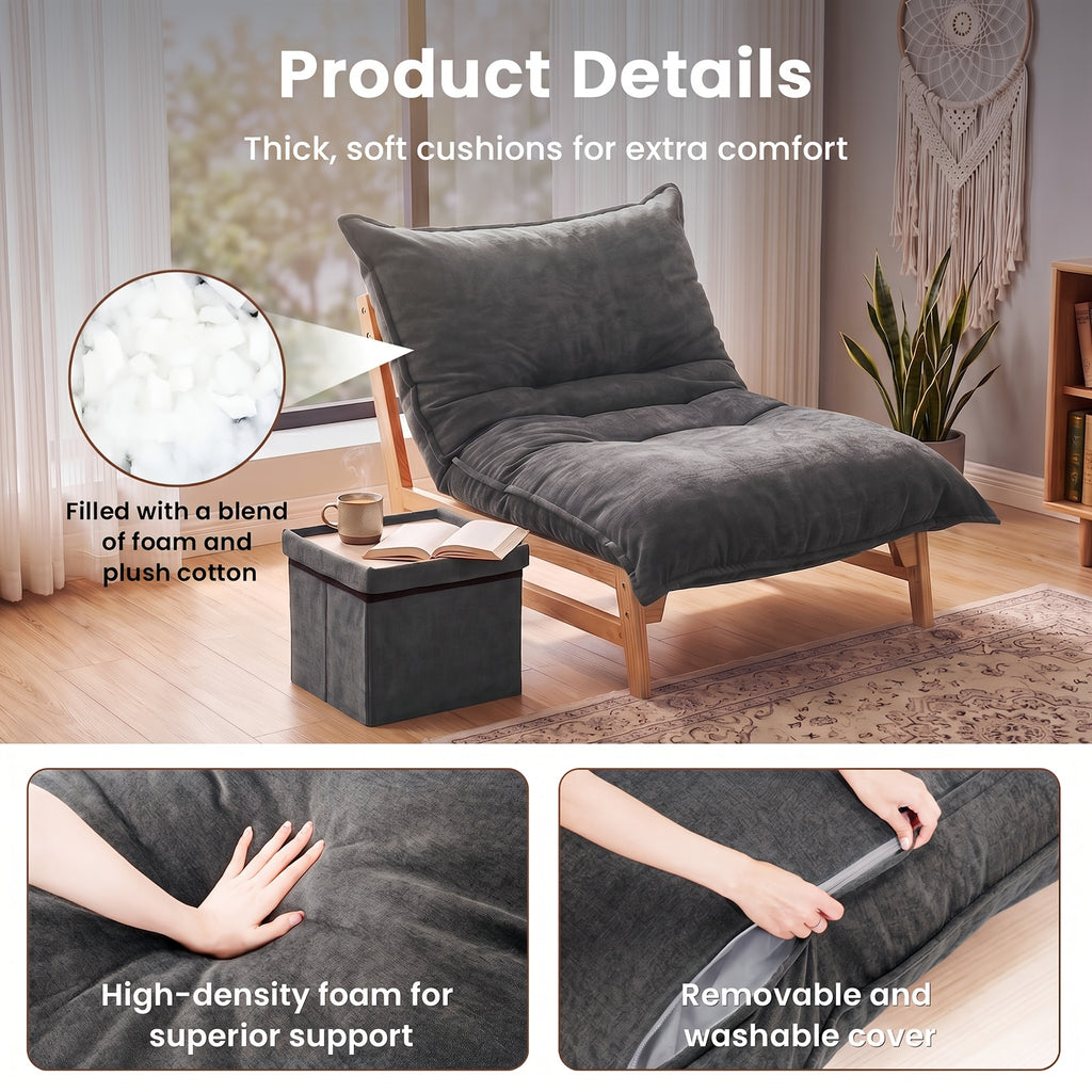 giant lounge accent chair reading living room chair big - Temu