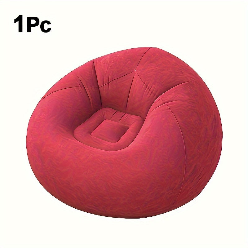 1pc soybean bag chair inflatable sofa chair soft comfortable - Temu