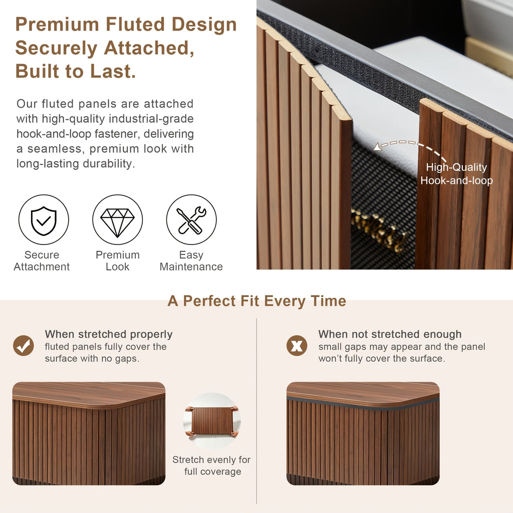 31   coffee table fluted floating base   - Temu