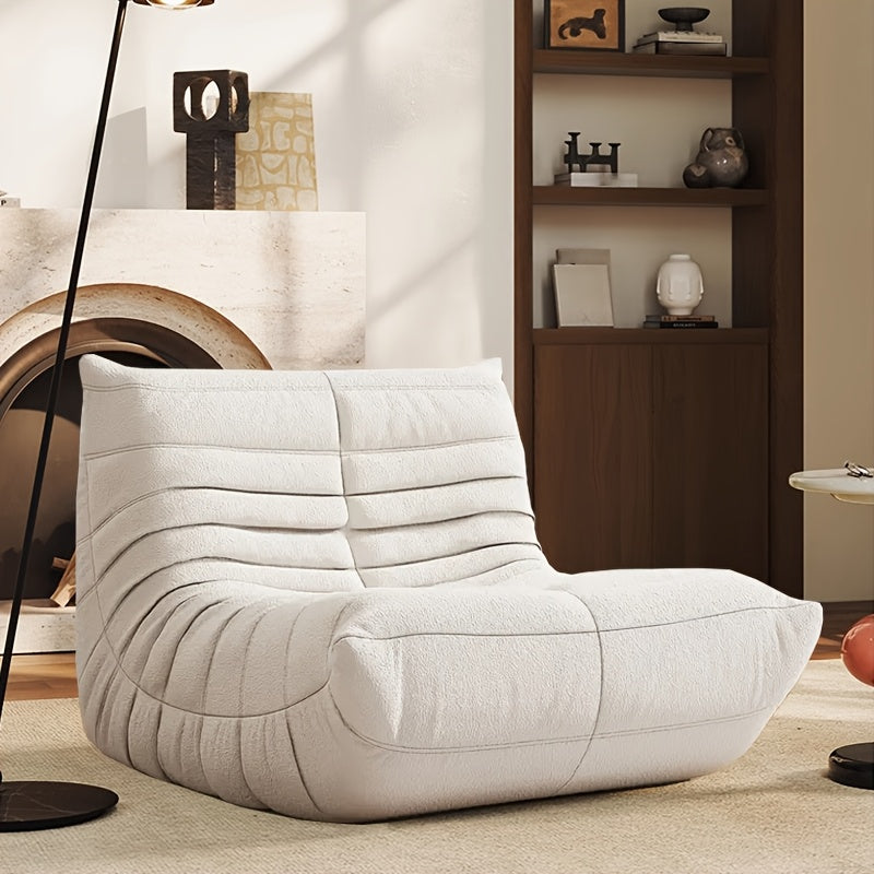 contemporary armless floor lounge chair bean bag chair - Temu