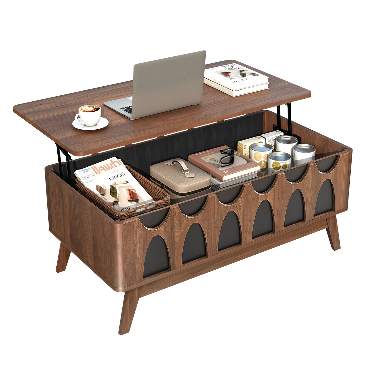 coffee table lift top coffee table hidden compartment   - Temu