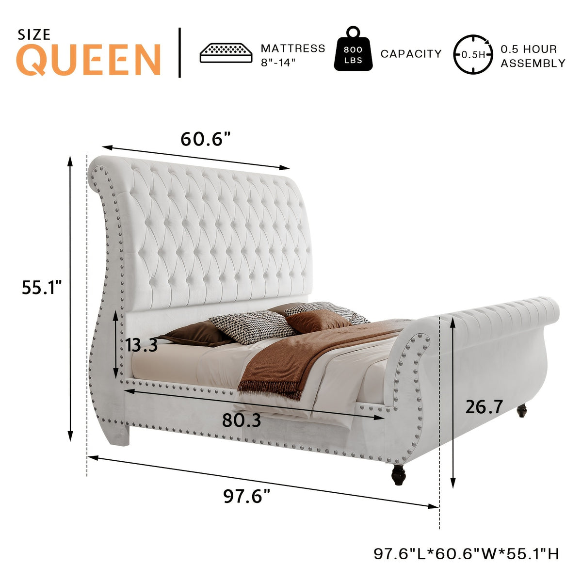 luxurious velvet upholstered   elegantly scrolled - Temu