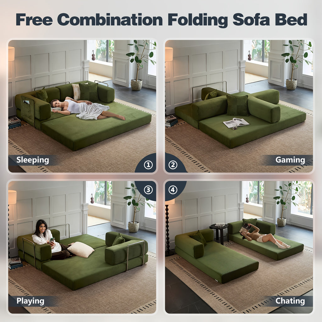 boneless sofa bed modern cloud couch folding sofa bed - Temu