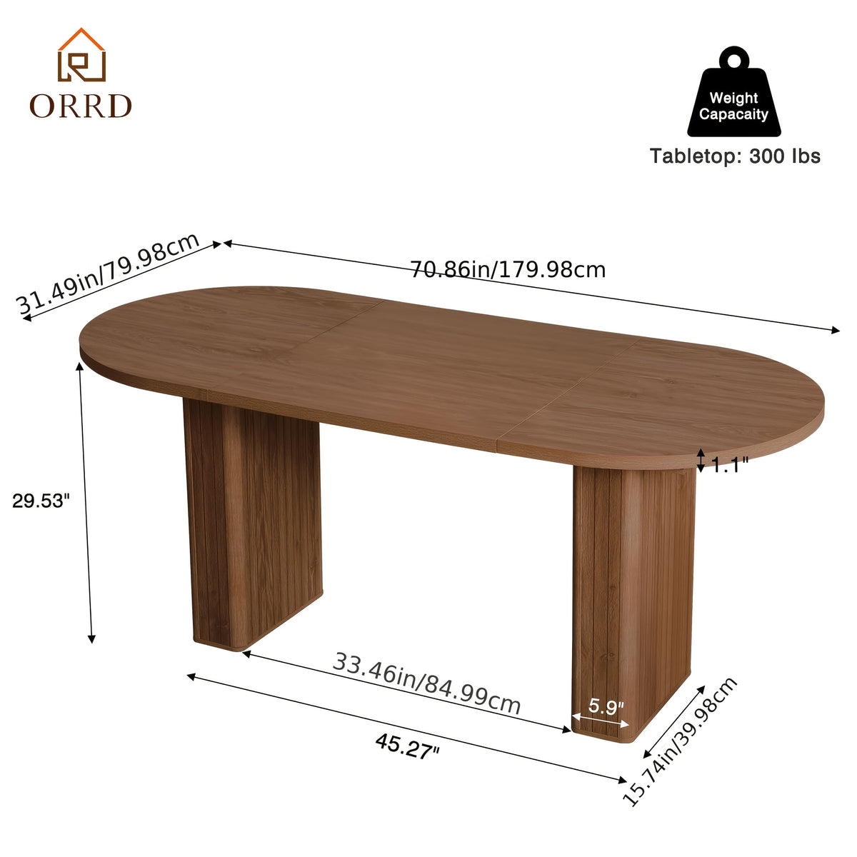 oval dining table suitable 4 6 people - Temu