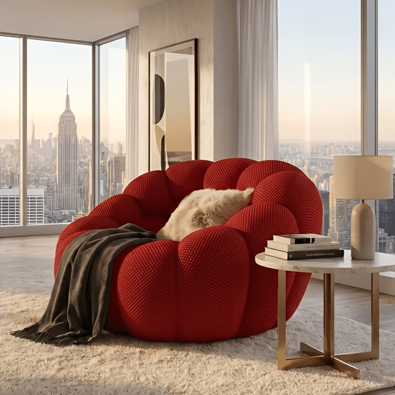 luxury fabric round sofa living room furniture modern sofa - Temu