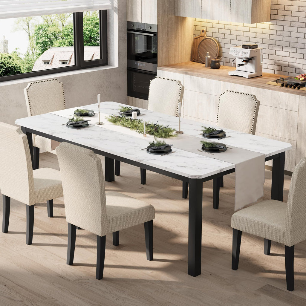 78 7   dining table 6 8 heavy duty metal legs - Temu