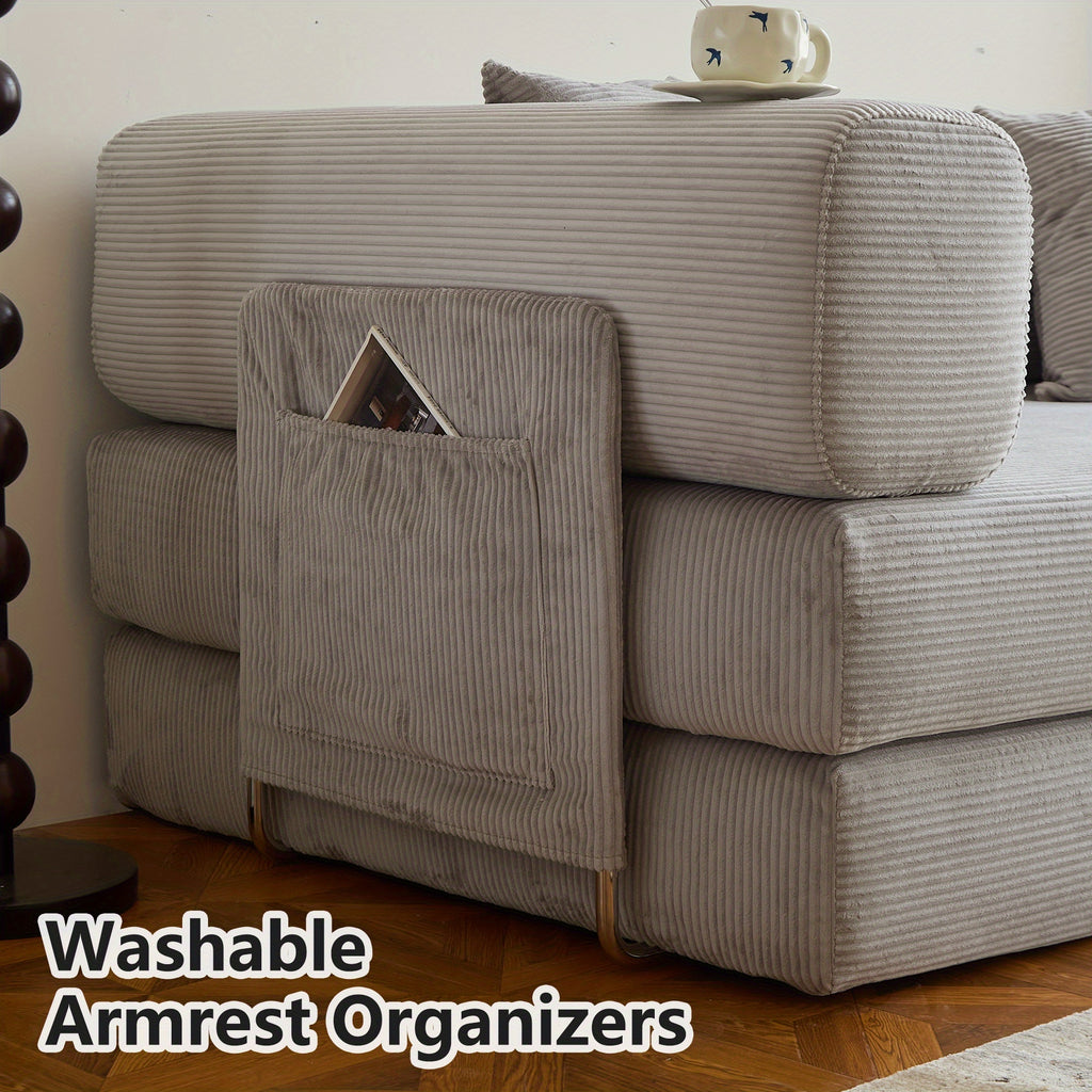 boneless sofa bed convertible   armrest pillow - Temu