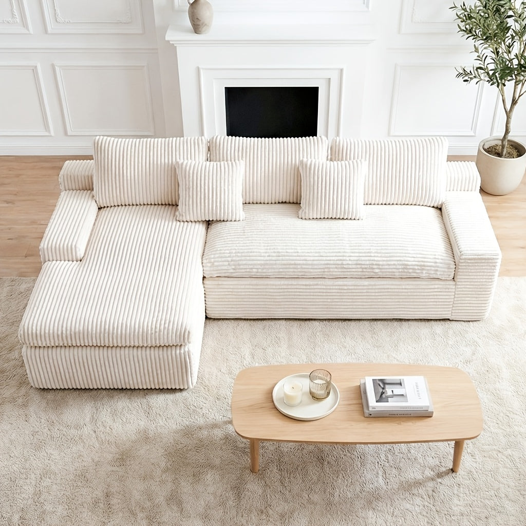 u shaped boneless sectional couches living room modern - Temu