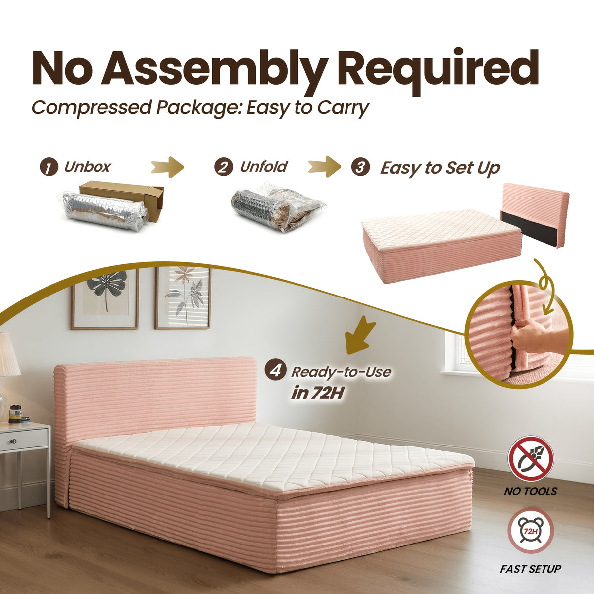 oversized compression sofa bed foam mattress removable - Temu