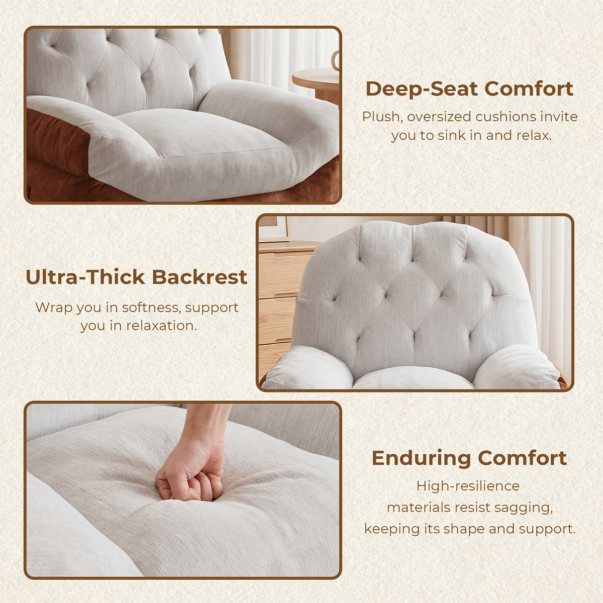 oversized tufted chenille lazy bean bag chair sofa suitable - Temu