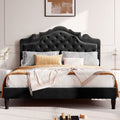full queen king size bed frame adjustable velvet - Temu