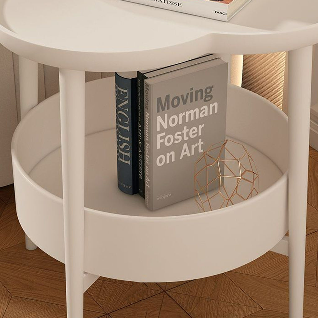 modern minimalist small coffee table 2 tier storage shelf - Temu