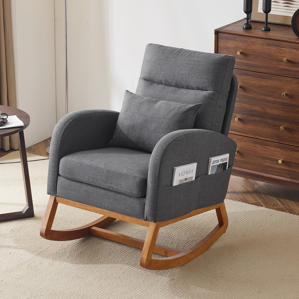 rocking chair high seat upholstered   century - Temu