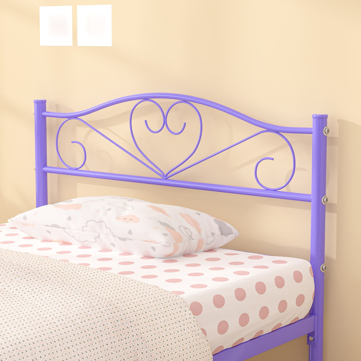 1pc   twin size metal platform bed frame classic - Temu