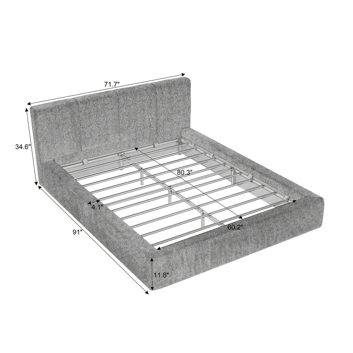 compressed sofa bed   queen bed frame headboard - Temu
