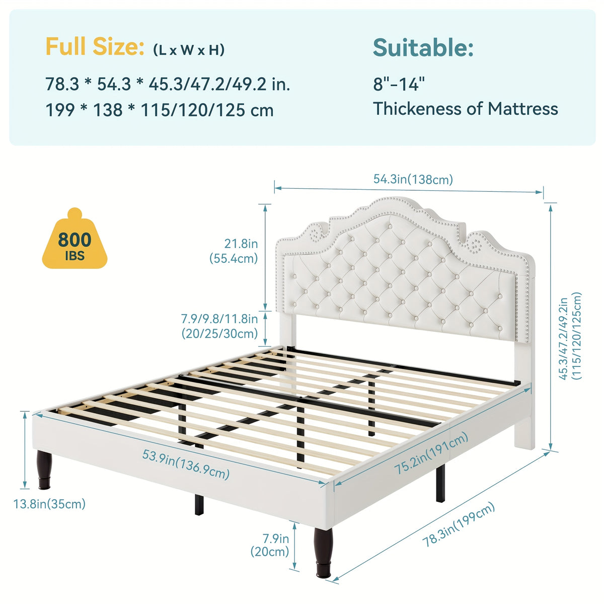 full queen king size bed frame adjustable velvet - Temu