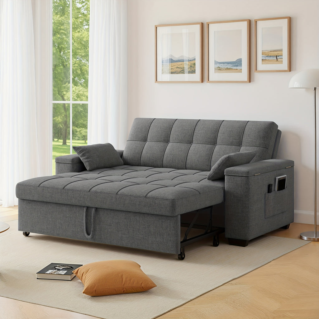 full size 3 in 1 convertible sofa bed pull sleeper reclining - Temu