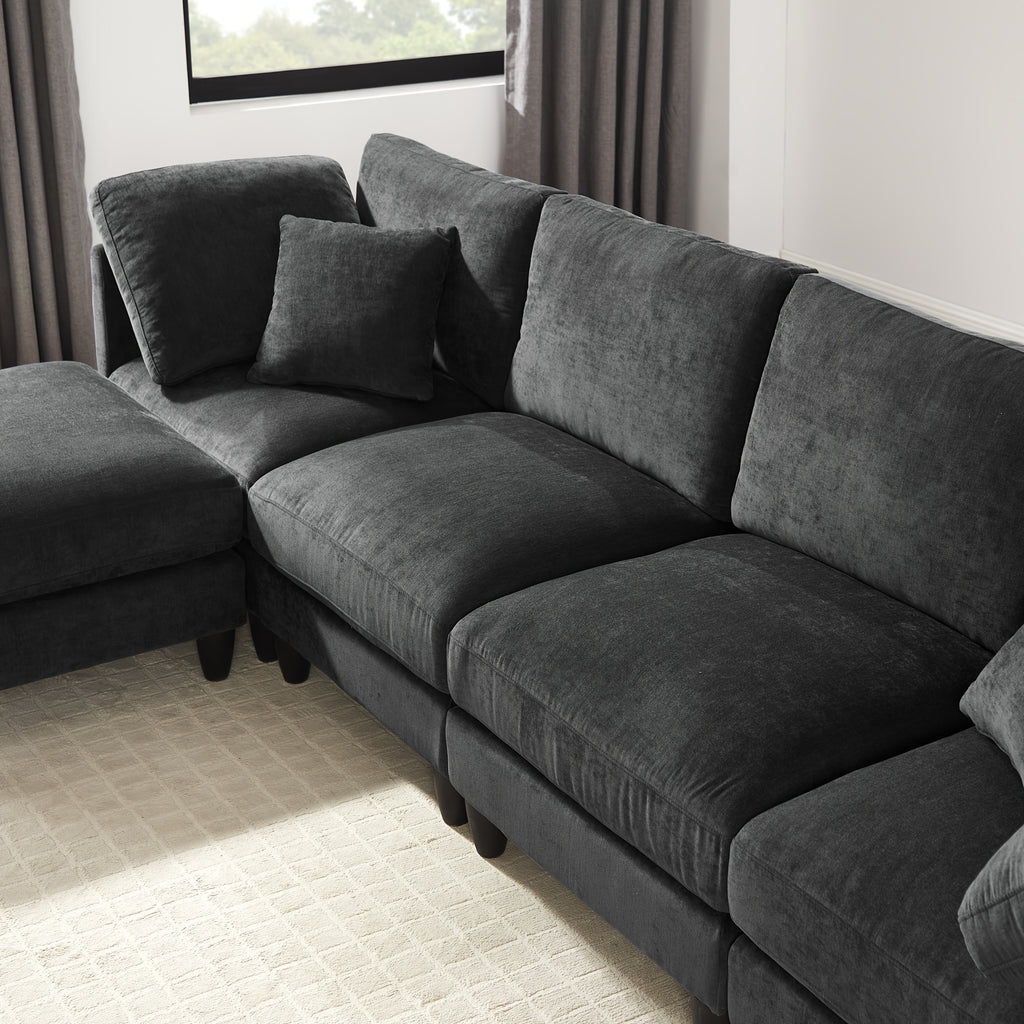 7 seater upholstered sectional sofa   combinable in - Temu