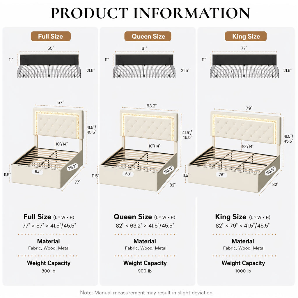 full queen   upholstered platform bed frame - Temu