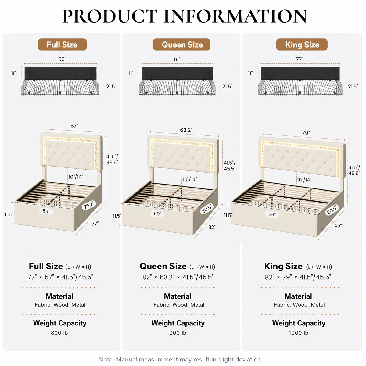 full queen   upholstered platform bed frame - Temu