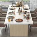 12 person large wooden dining table 126 l rectangular dining - Temu