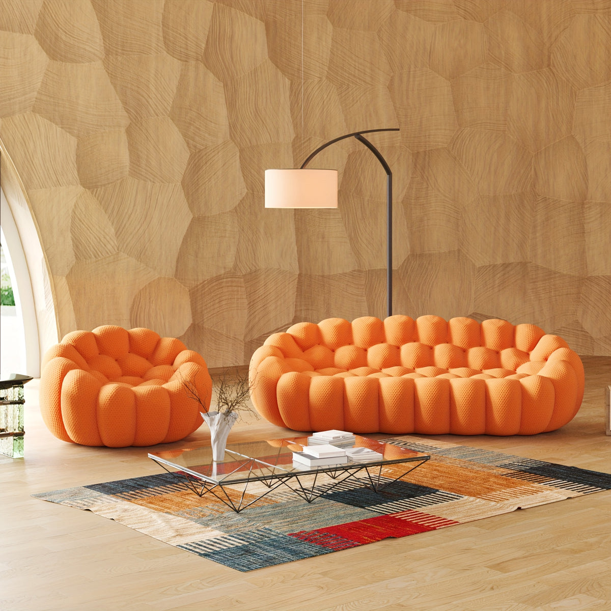oversized   3d textile material upholstered bean - Temu