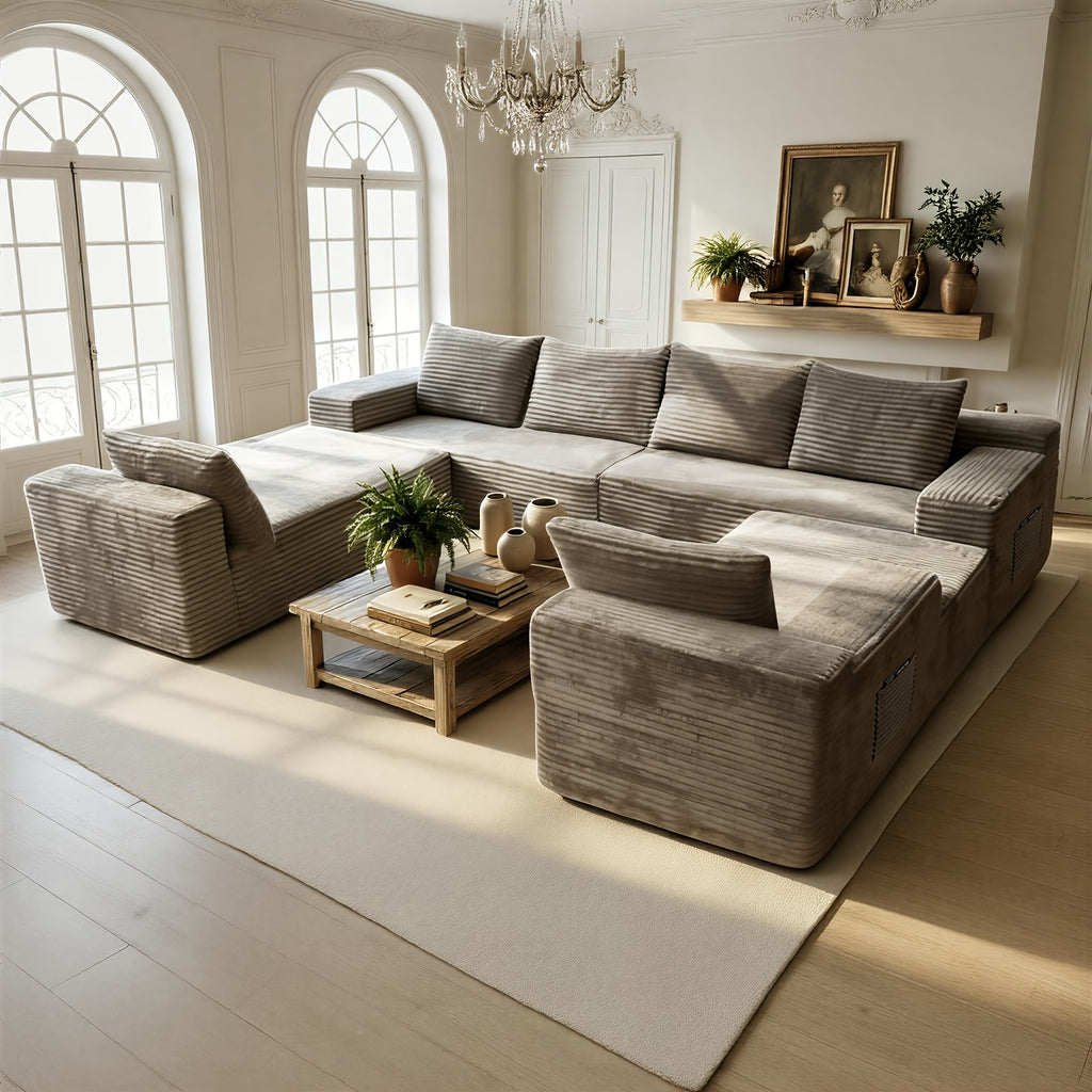 121 2 u shaped sectional couches living   seater - Temu