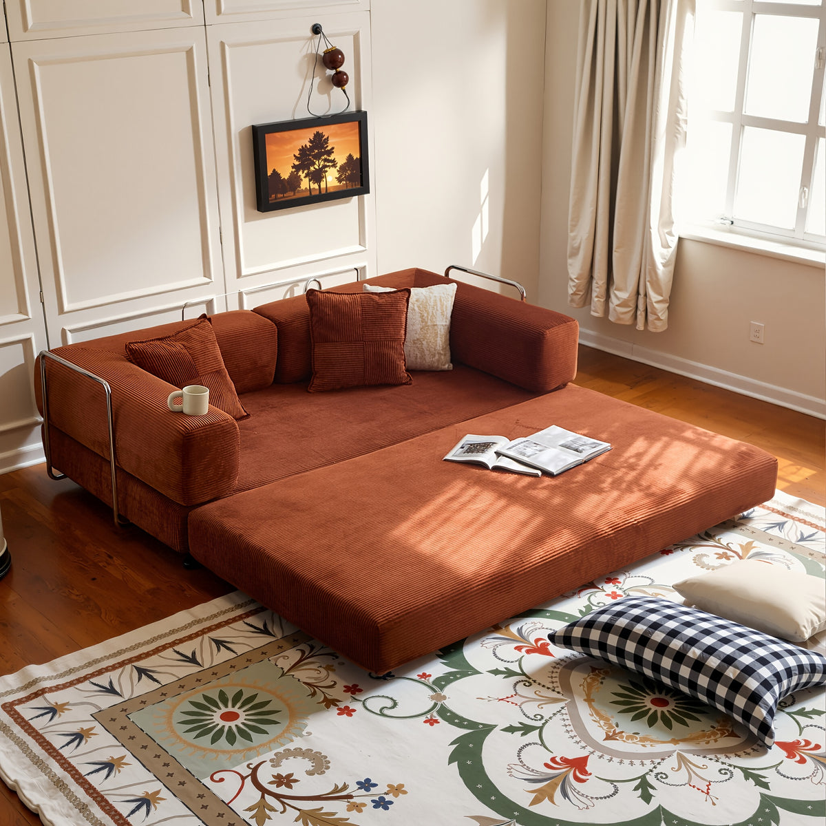 boneless sofa bed modern cloud couch folding sofa bed - Temu