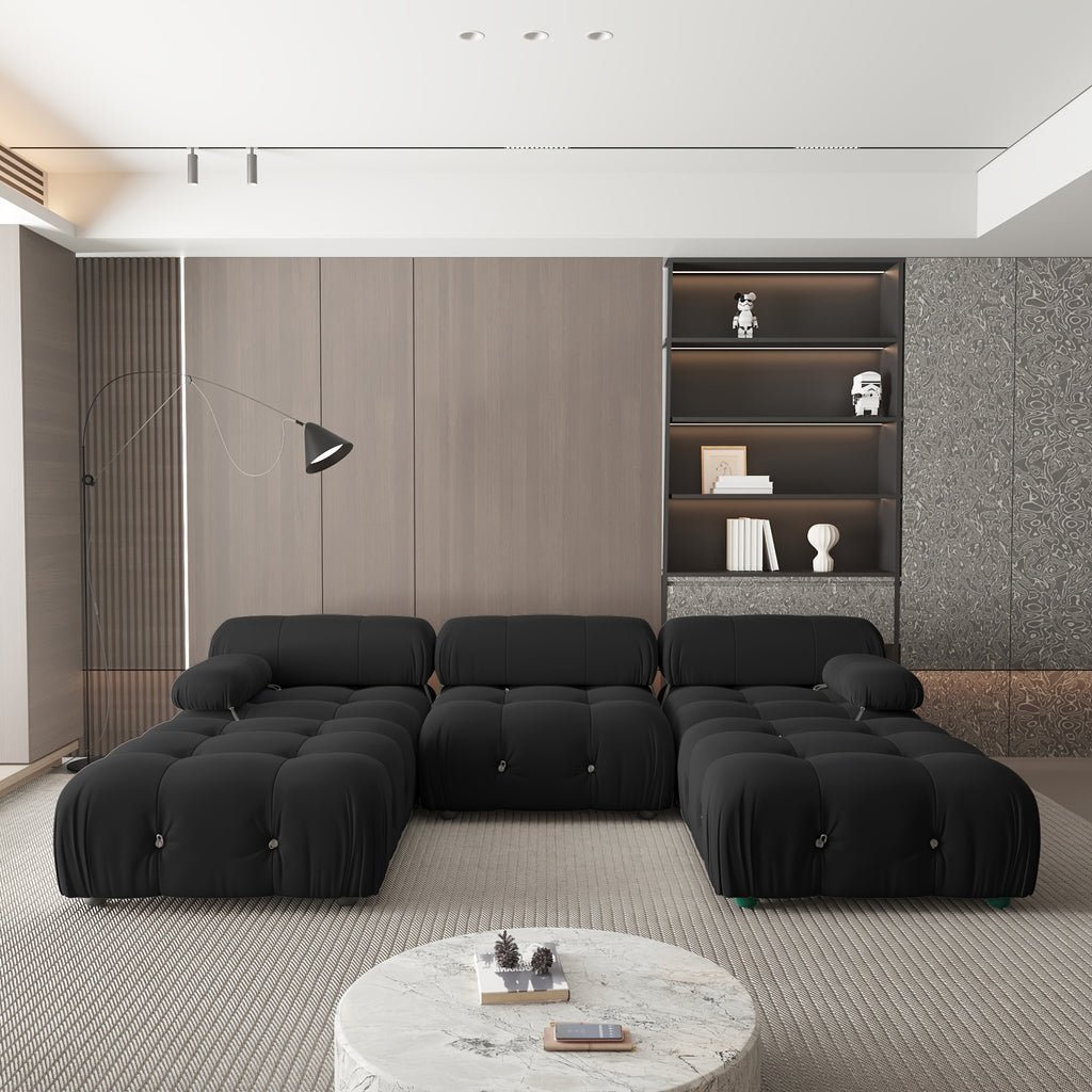 modular sectional sofa 105 55 inch convertible u shaped - Temu