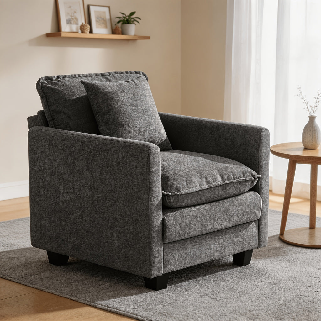 30 cloud single couch 1 seater modern accent chair throw - Temu