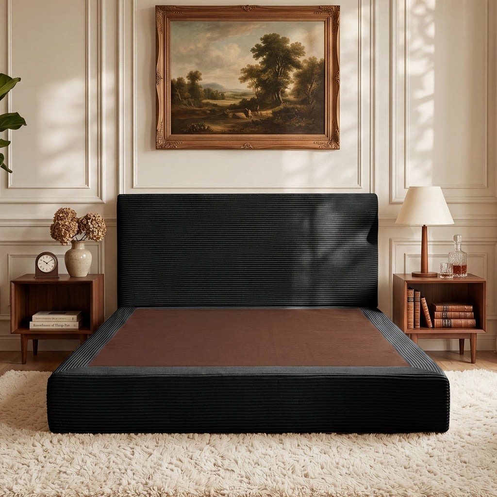 queen size oversized compression sofa bed frame headboard - Temu