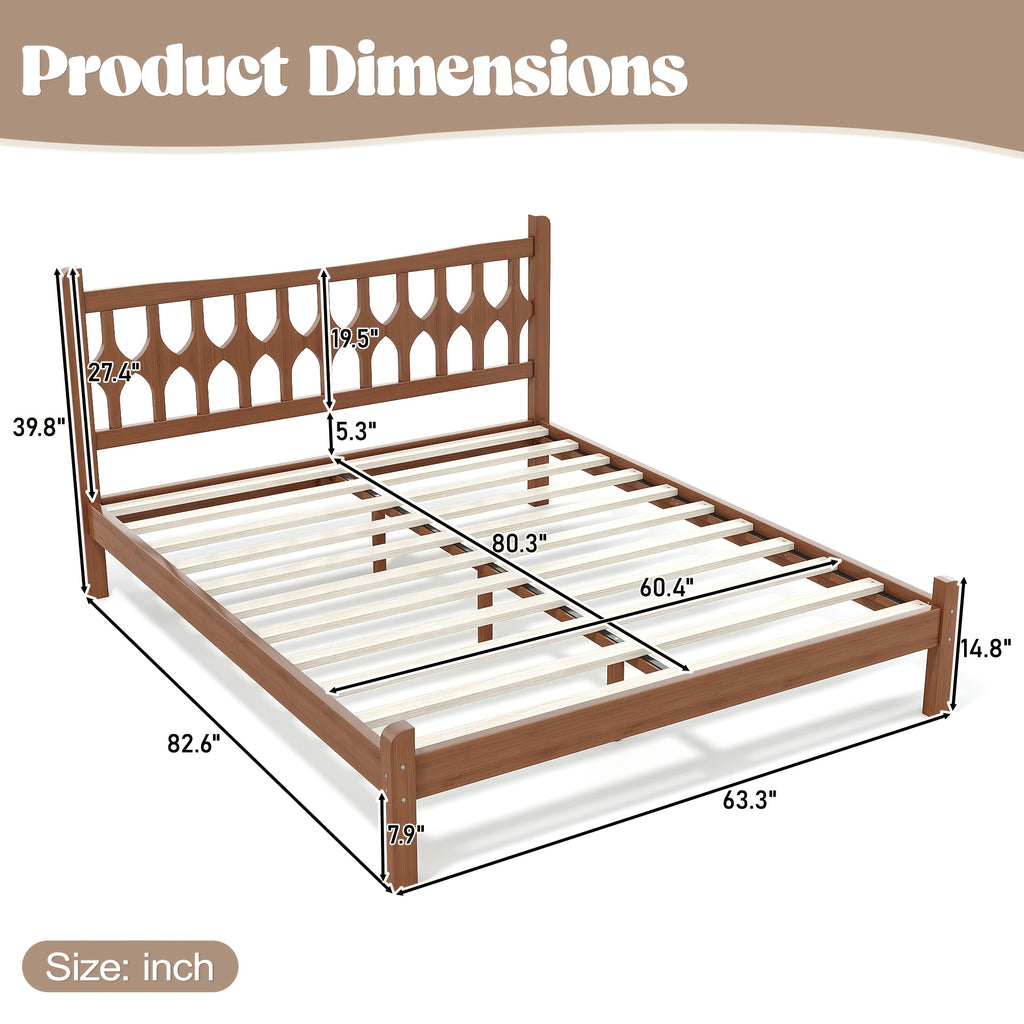 full size queen size king size platform bed frame - Temu