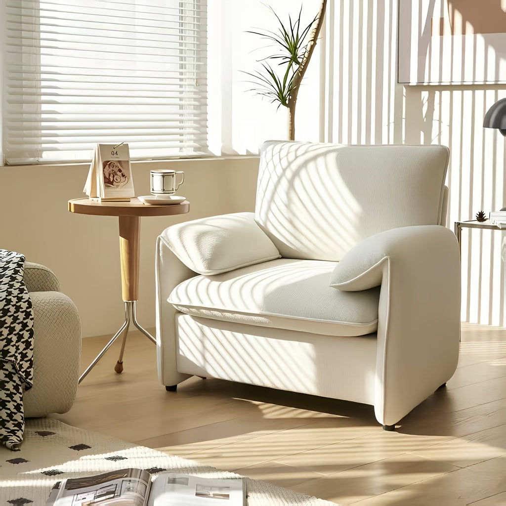 oversized chenille accent chair 37 deep   seat cloud - Temu