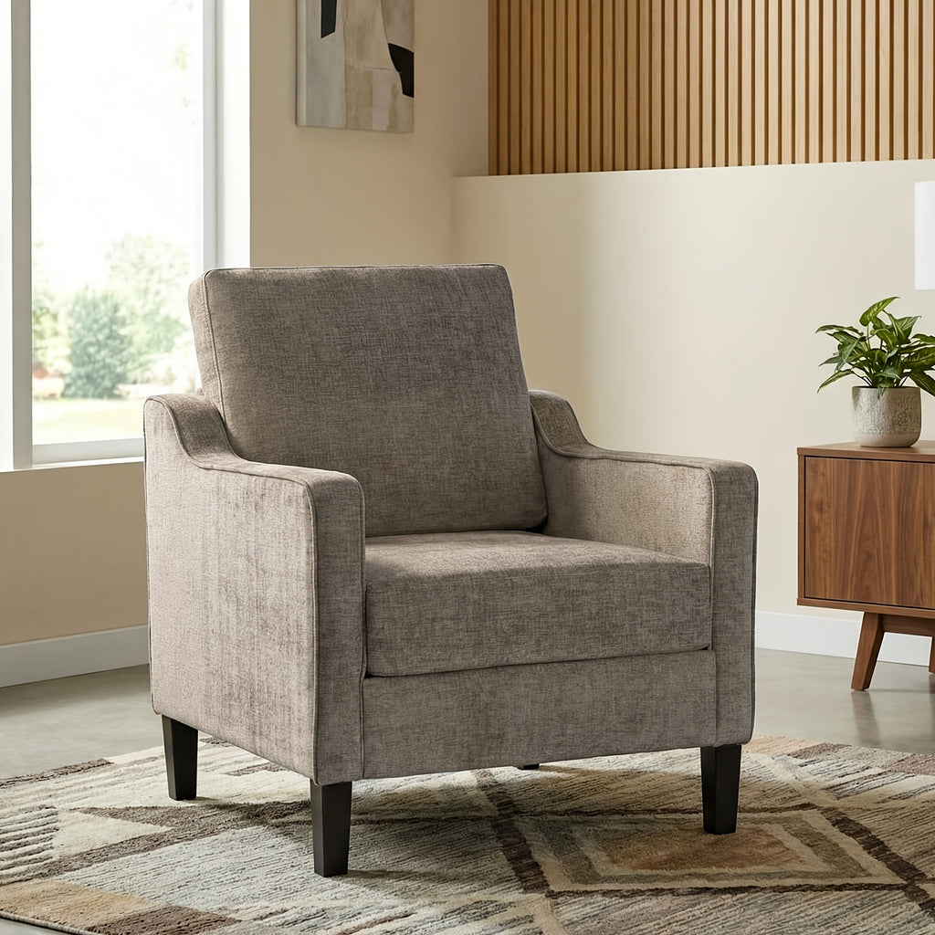 century accent chair modern upholstered chenille - Temu