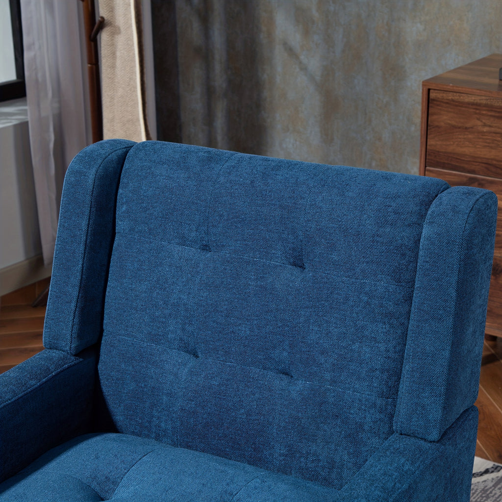 century modern tufted accent chair ergonomic back chair - Temu