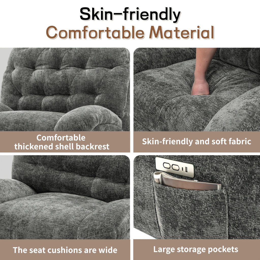 personal care armchair large 360 swivel rocking chair   - Temu