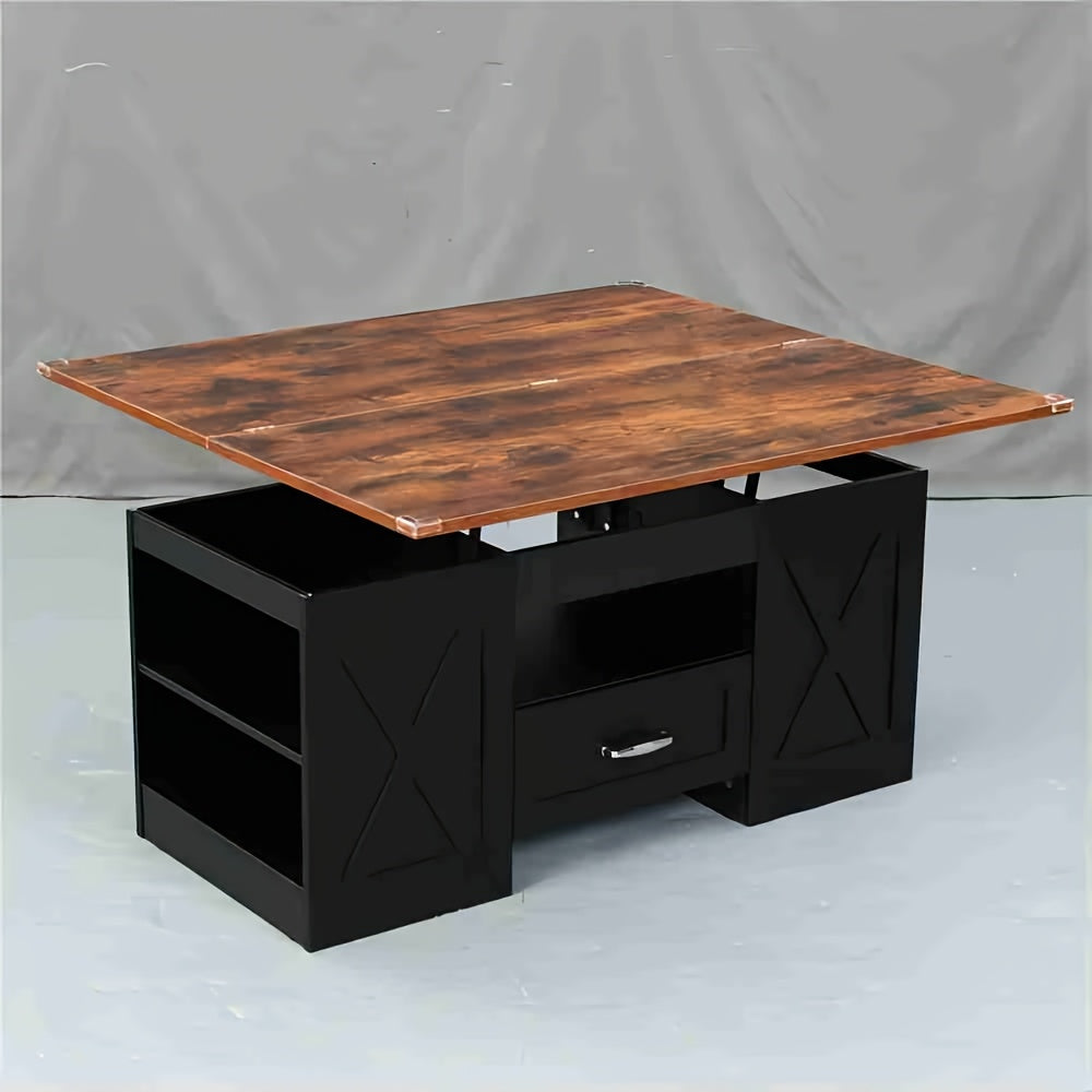 lift top coffee table 39 37inch large wooden farmhouse - Temu