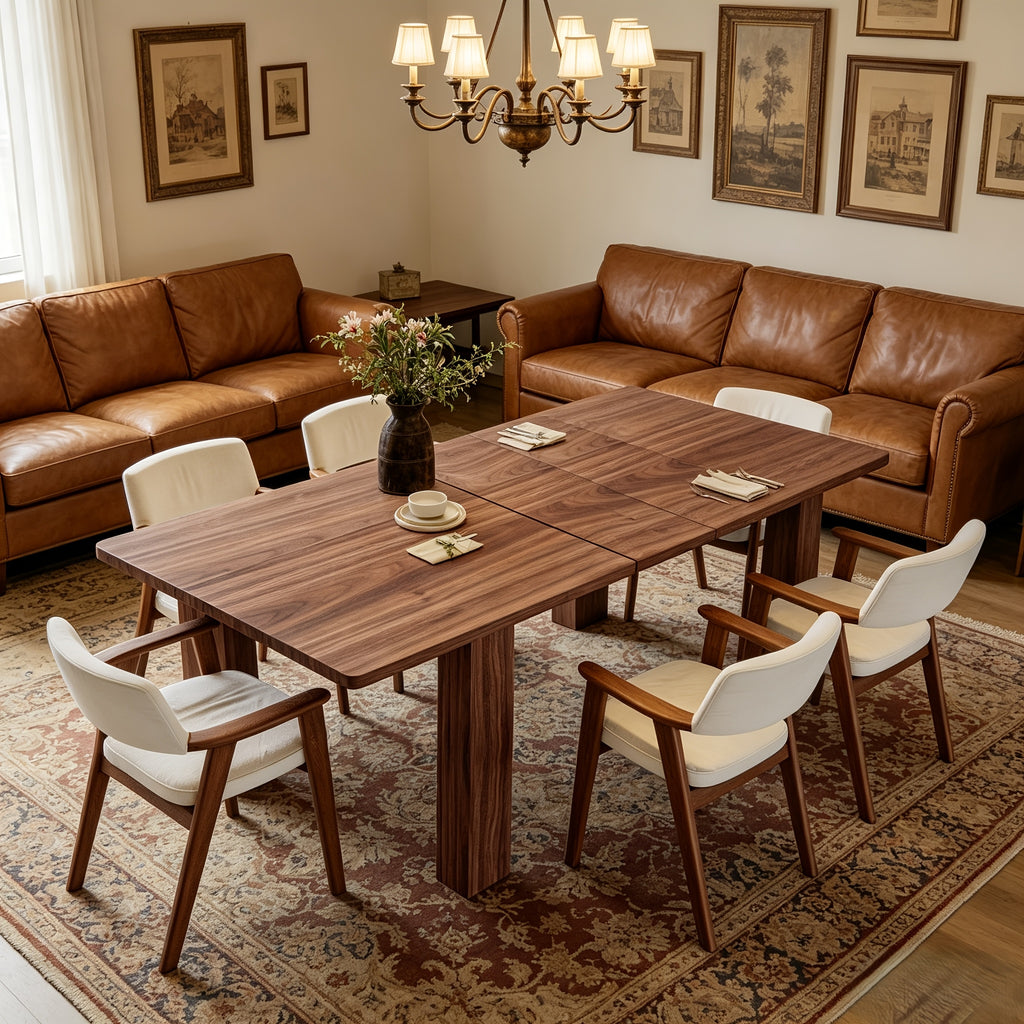 modern extendable dining   inches extendable 86 - Temu