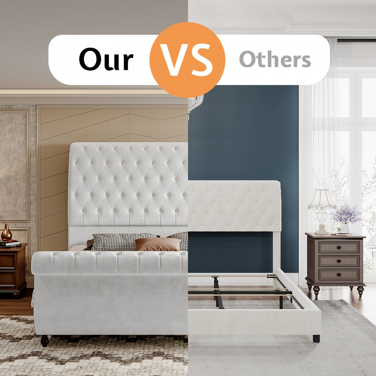 luxurious velvet upholstered   elegantly scrolled - Temu