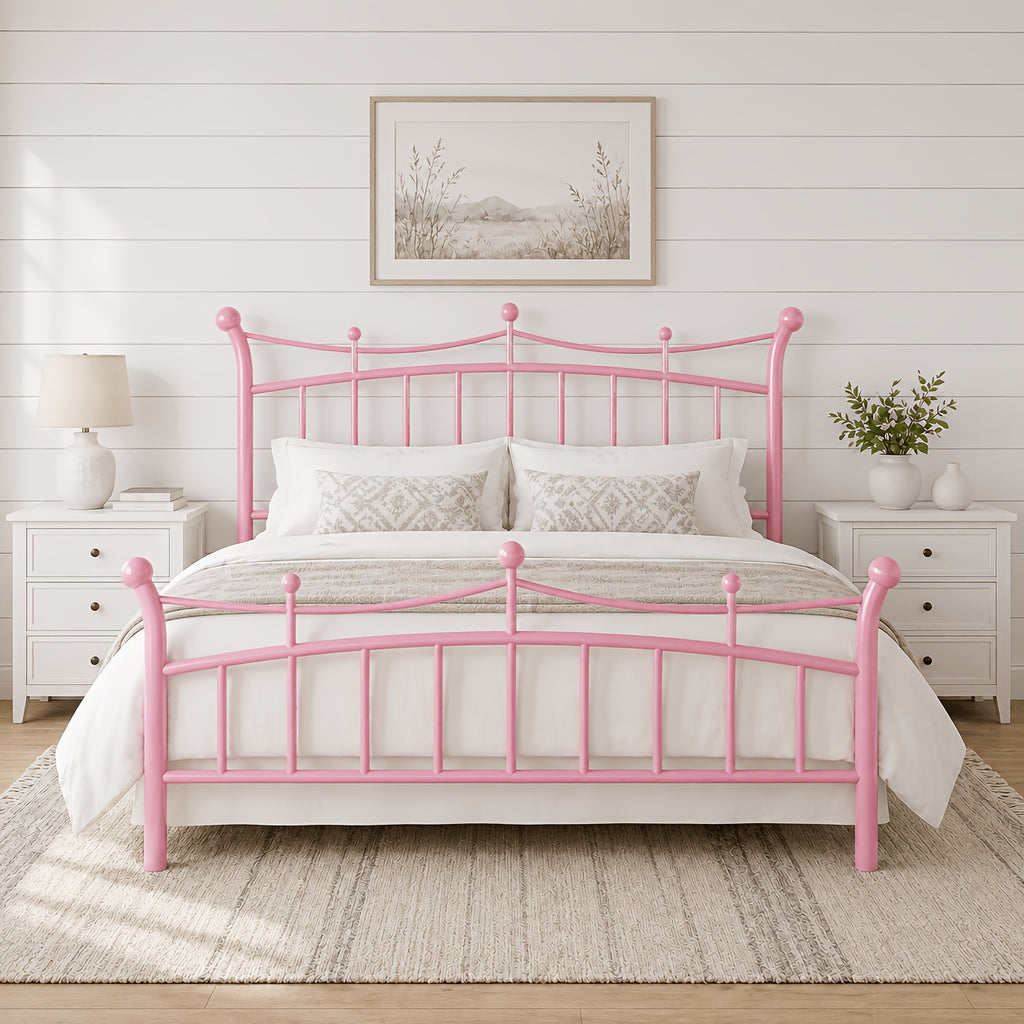european country style   bed frame retro curved - Temu
