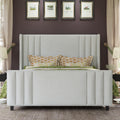 king size bed frame velvet upholstered platform bed frames - Temu