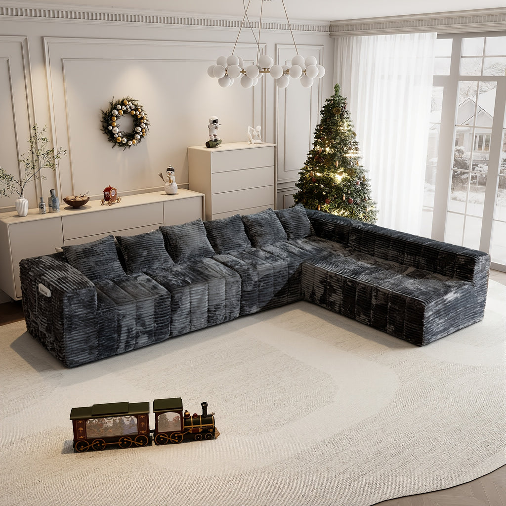 large 7 seat modular sectional sofa   featuring - Temu