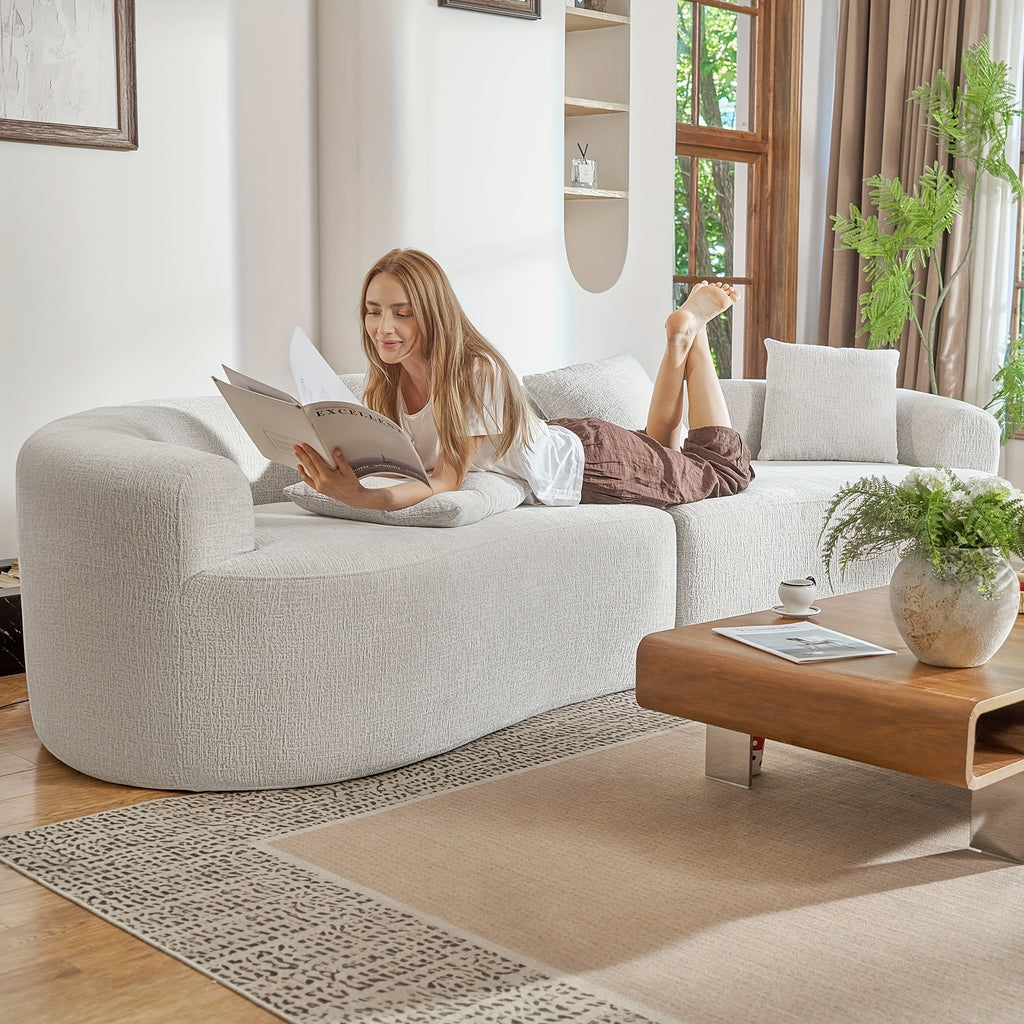 110 modular cloud couch compression design curved couch - Temu