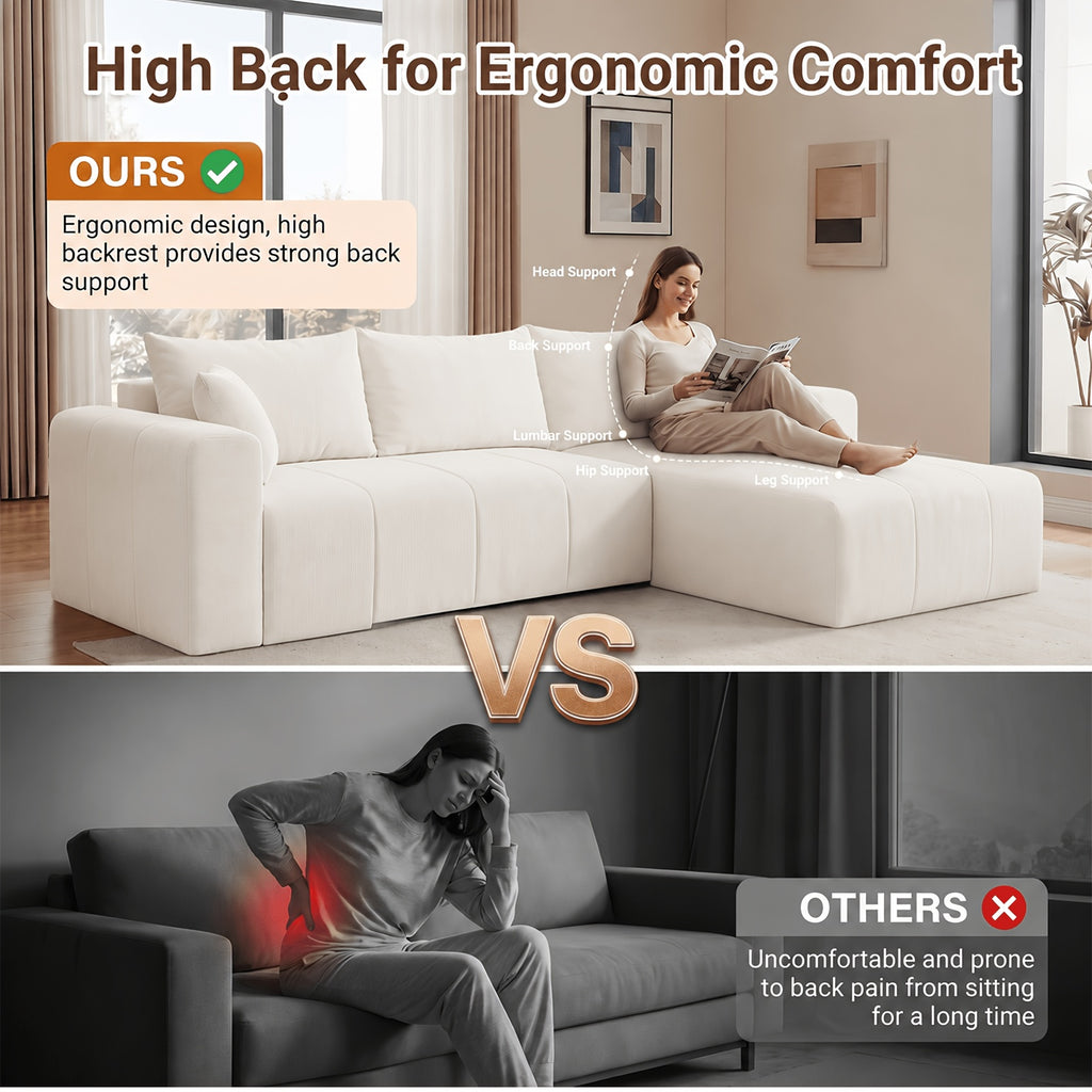 modular sectional sofa l shaped cloud couch boneless couch - Temu