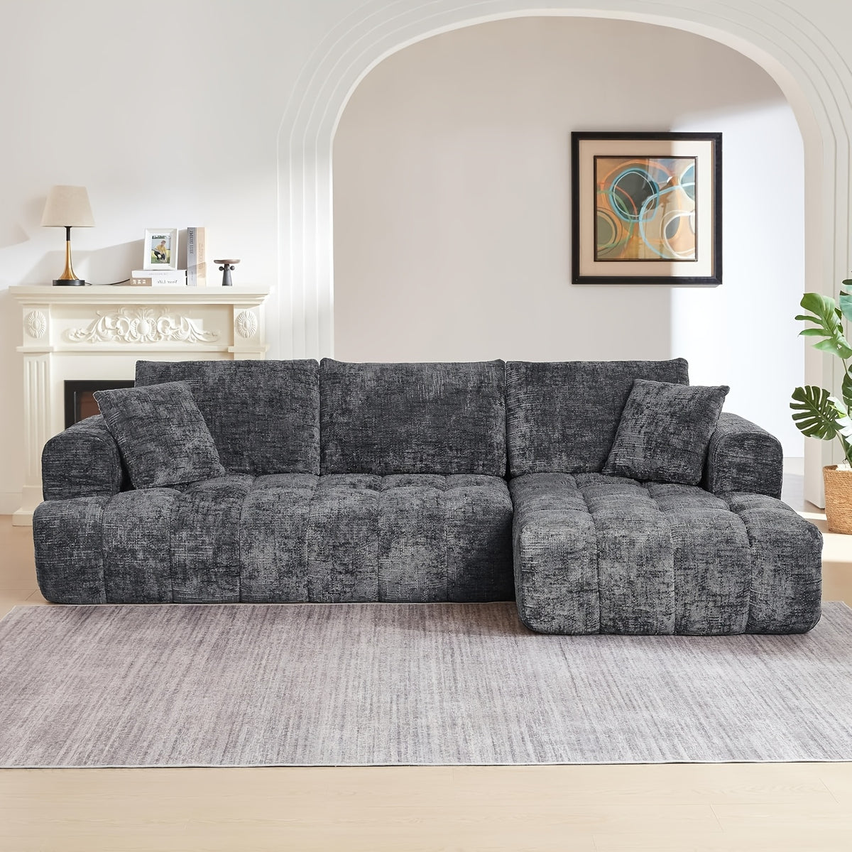 108   sectional sofa couch deep seat modern l - Temu